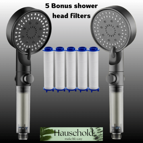 Hausehold™ Pressure Boost Filtered Shower Head
